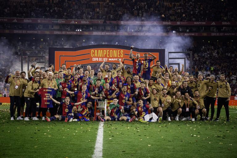 Barcelona gana la Copa del Rey al Real Madrid en un final de infarto